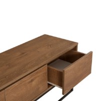 Comodă TV Trendy Milo 140 Walnut/Black 140x50x40cm GTR000376 imaginea #3 — magazin online Desire.md