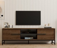 Comodă TV Trendy Mono Walnut/Black 160x50x40cm GTR006419