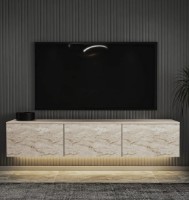 Comodă TV Trendy Neon Illuminated Travertin 160x35x32cm GTR006334
