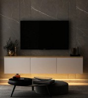 Comodă TV Trendy Neon White/Oak 160x35x23cm GTR006333 imaginea #1 — magazin online Desire.md