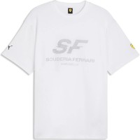 Tricou bărbătesc Puma Ferrari Graphic Puma White, s.S imaginea #1 — magazin online Desire.md