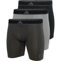 Сhiloţi pentru bărbați Adidas Micro Flex Long - 3Pk Boxer Brief Assorted, s.M imaginea #1 — magazin online Desire.md