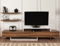 Comodă TV Trendy Nirvana Teak/White 180x41.7x29.5cm GTR006450