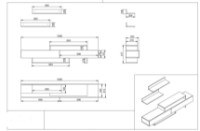 Тумба под ТВ Trendy Nirvana Teak/White 180x41.7x29.5cm GTR006450 фото №4 — интернет-магазин Desire.md