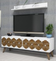 Comodă TV Trendy Nissan Walnut/White 120x40x31.8cm GTR000052 imaginea #4 — magazin online Desire.md