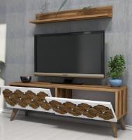 Comodă TV Trendy Nissan White/Walnut 120x40x31.8cm GTR000053 imaginea #4 — magazin online Desire.md