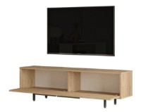Comodă TV Trendy ON1-SU Oak/Walnut/Black 180x35.5x42.1cm GTR000280 imaginea #2 — magazin online Desire.md