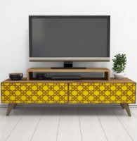 Comodă TV Trendy Oras Walnut/Yellow 140x48.8x41.8cm GTR000073 imaginea #1 — magazin online Desire.md