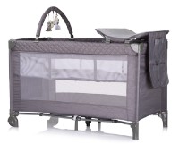 Pătuț pliabil Chipolino Luna Grey (KOSILU252CL) imaginea #1 — magazin online Desire.md