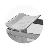 Pătuț pliabil Chipolino Luna Grey (KOSILU252CL) imaginea #5 — magazin online Desire.md