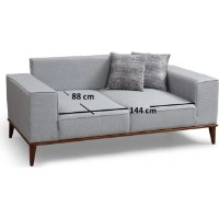 Диван Trendy Montana Grey 184x91x85cm GTR002998 фото №5 — интернет-магазин Desire.md