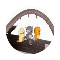 Pătuț pliabil Chipolino Luna Tiramisu (KOSILU251TR) imaginea #3 — magazin online Desire.md