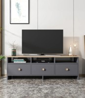 Comodă TV Trendy Oslo Anthracit/Oak 150x47x36cm GTR000203