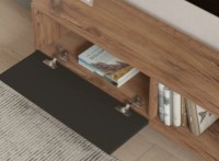 Comodă TV Trendy Ova Oak/Anthracit 120x36.8x25cm GTR006336 imaginea #2 — magazin online Desire.md