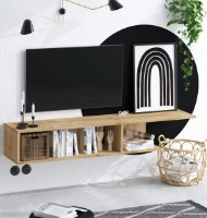 Comodă TV Trendy Pan DEC0069 Oak Sapphire 150x26x24cm GTR000021 imaginea #2 — magazin online Desire.md