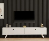 Comodă TV Trendy Paris White 160x35x25cm GTR006341 imaginea #1 — magazin online Desire.md