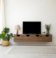 Comodă TV Trendy Patru anotimpuri Walnut 180x35x35cm GTR000334