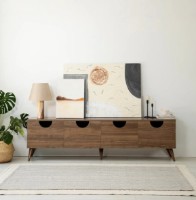 Comodă TV Trendy Patru anotimpuri Walnut 180x50x35cm GTR000333