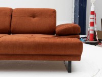 Canapea Trendy Mustang Orange 199x99x83cm GTR003000 imaginea #3 — magazin online Desire.md