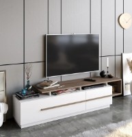 Comodă TV Trendy Pia White/Walnut 180x46.8x38.9cm GTR006413 imaginea #4 — magazin online Desire.md