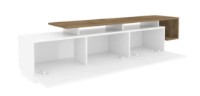Comodă TV Trendy Pia White/Walnut 180x46.8x38.9cm GTR006413 imaginea #2 — magazin online Desire.md