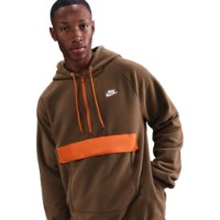 Hanorac pentru bărbați Nike Club Winterized Top Mosswood Brown/Campfire Orange/White, s.S imaginea #1 — magazin online Desire.md