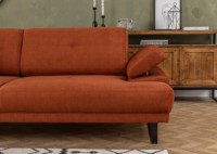 Canapea Trendy Mustang Orange 239x99x83cm GTR003083 imaginea #3 — magazin online Desire.md