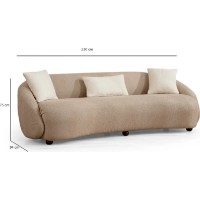 Диван Trendy Napoli Cappuccino 230x94x75cm GTR003295 фото №3 — интернет-магазин Desire.md