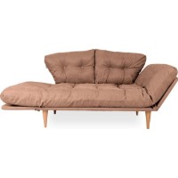 Canapea Trendy Nina GR102 Light Brown 120x60x40cm GTR003086 imaginea #3 — magazin online Desire.md