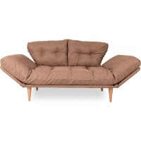 Canapea Trendy Nina GR102 Light Brown 120x60x40cm GTR003086 imaginea #4 — magazin online Desire.md