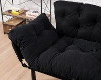 Canapea Trendy Nitta Black 155x85x70cm GTR003002 imaginea #2 — magazin online Desire.md