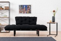 Canapea Trendy Nitta Black 155x85x70cm GTR003002 imaginea #4 — magazin online Desire.md
