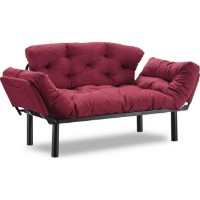 Canapea Trendy Nitta Maroon 155x85x70cm GTR003006 imaginea #7 — magazin online Desire.md