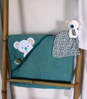 Prosop pentru copii Doudou Koala Yoca 80x80cm (DC3954) imaginea #3 — magazin online Desire.md