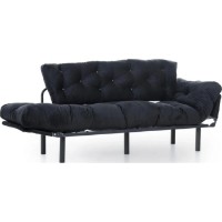 Canapea Trendy Nitta Black 185x85x70cm GTR003089 imaginea #4 — magazin online Desire.md