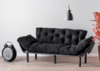 Canapea Trendy Nitta Black 185x85x70cm GTR003089