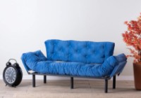 Canapea Trendy Nitta Blue 185x85x70cm GTR003090 imaginea #1 — magazin online Desire.md