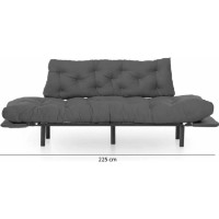 Canapea Trendy Nitta Grey 185x85x70cm GTR003092 imaginea #6 — magazin online Desire.md