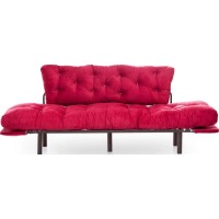 Canapea Trendy Nitta Maroon 185x85x70cm GTR003093 imaginea #4 — magazin online Desire.md