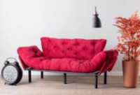 Canapea Trendy Nitta Maroon 185x85x70cm GTR003093 imaginea #1 — magazin online Desire.md