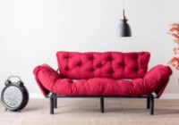 Canapea Trendy Nitta Maroon 185x85x70cm GTR003093 imaginea #2 — magazin online Desire.md