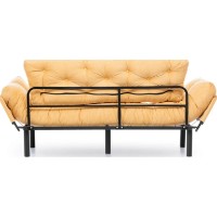 Canapea Trendy Nitta Mustard 185x85x70cm GTR003094 imaginea #8 — magazin online Desire.md