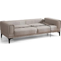 Canapea Trendy Orizont Ecru 230x95x77cm GTR003057 imaginea #3 — magazin online Desire.md