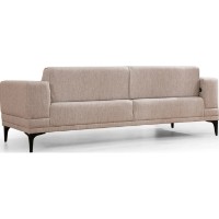 Canapea Trendy Orizont Light Brown 230x95x77cm GTR003058 imaginea #4 — magazin online Desire.md