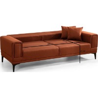 Canapea Trendy Orizont Tile Red 230x95x77cm GTR003059 imaginea #5 — magazin online Desire.md