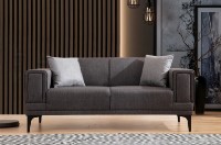 Canapea Trendy Orizont Dark Grey 85x170x77cm GTR003161
