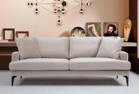 Canapea Trendy Papira Beige 90x88x175cm GTR003184