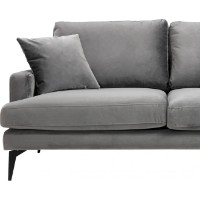 Canapea Trendy Papira Grey 90x88x175cm GTR003185 imaginea #4 — magazin online Desire.md