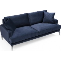 Диван Trendy Papira Navy Blue 90x88x175cm GTR003186 фото №5 — интернет-магазин Desire.md