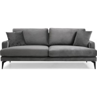 Canapea Trendy Papira Grey 90x88x205cm GTR003299 imaginea #3 — magazin online Desire.md